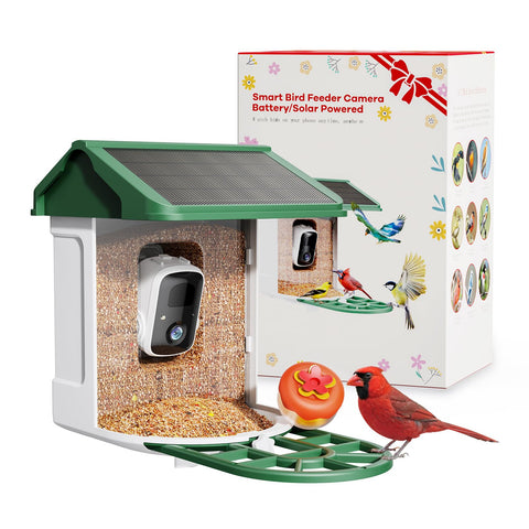 HARYMOR Bird Feeder with Camera delivers 2K live feed for real-time backyard birdwatching