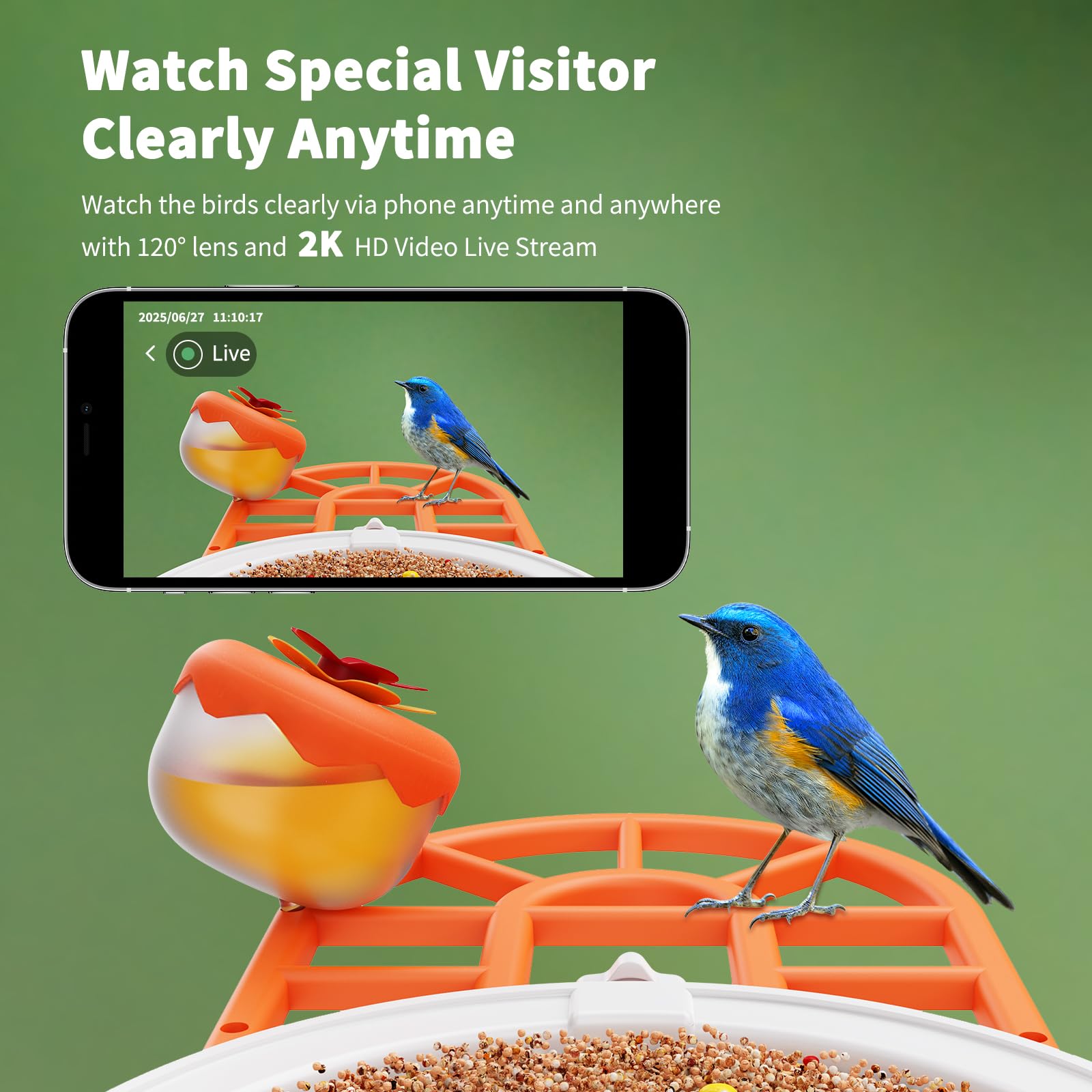 HARYMOR IP65 waterproof design protects seeds and camera.