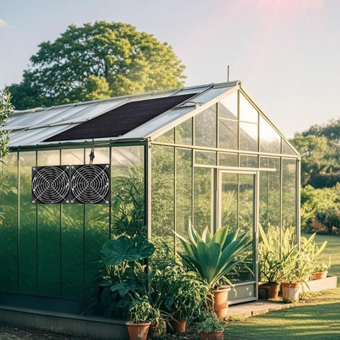 HASDSAGY portable solar ventilation for camping and outdoor retreats
