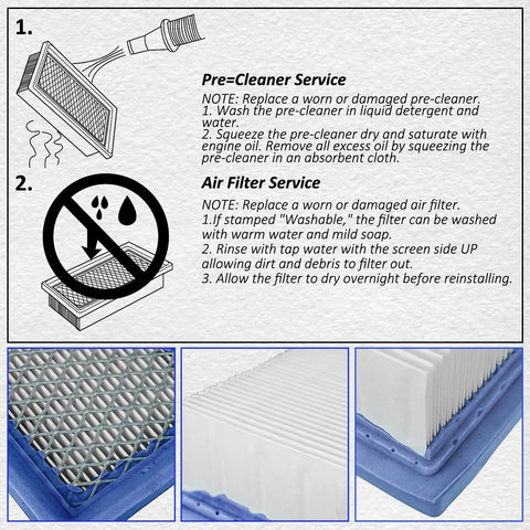 HASME air filter cartridge for Briggs Stratton 176400 promotes consistent filtration and performance