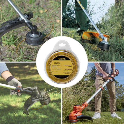 Close-up of HASME replacement line shows durable material for long-lasting performance