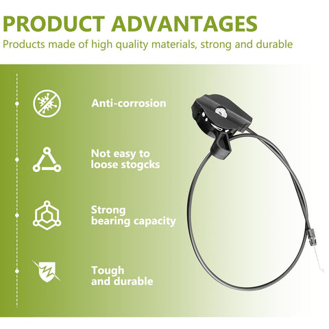 Flexible, sturdy cable design supports long-lasting outdoor maintenance.