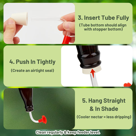 Easy-to-clean plastic Hasslickit feeder tubes support long-lasting feeding accessories