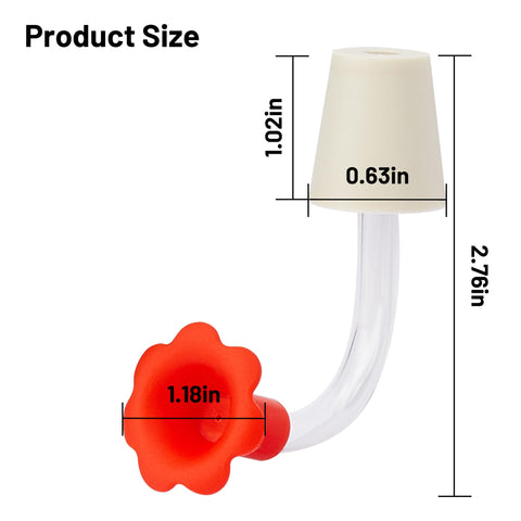 Hasslickit tapered stopper ensures a snug, leak-resistant fit in glass feeders