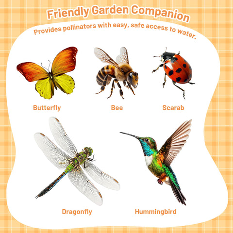 HASSLICKIT outdoor decor adds charm while supporting pollinators across your yard.