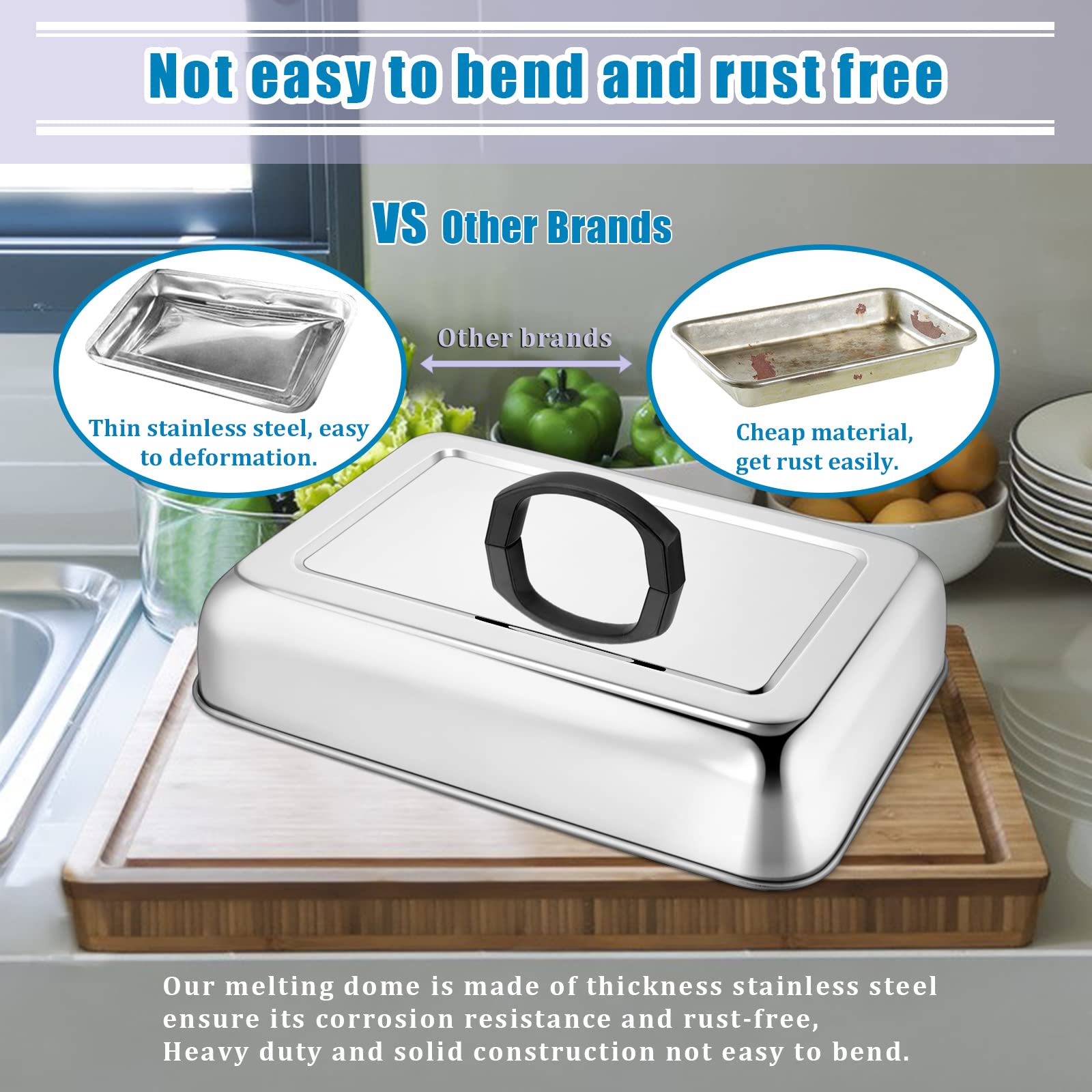 HaSteeL dishwasher-safe finish simplifies cleanup after cooking.