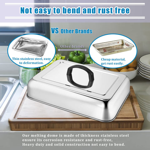 HaSteeL dishwasher-safe finish simplifies cleanup after cooking.