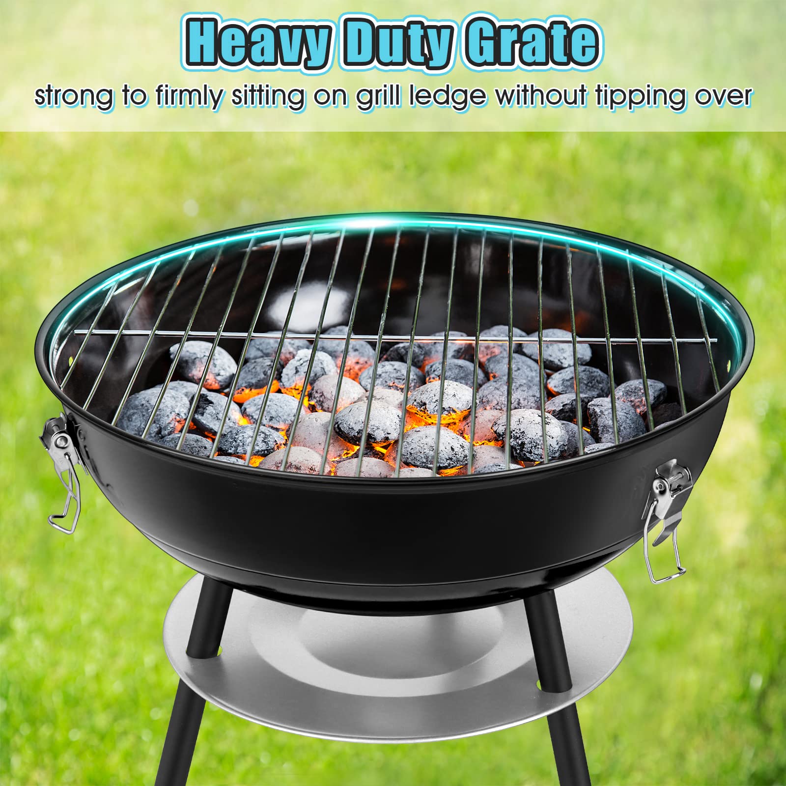 HaSteeL durable chrome plating resists rust and heat for long-lasting grilling.