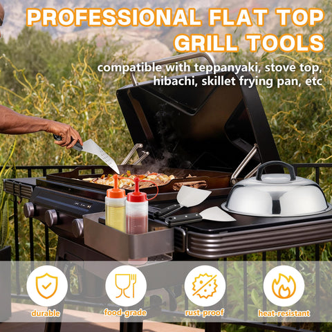 HaSteeL egg rings help create neat, round portions.