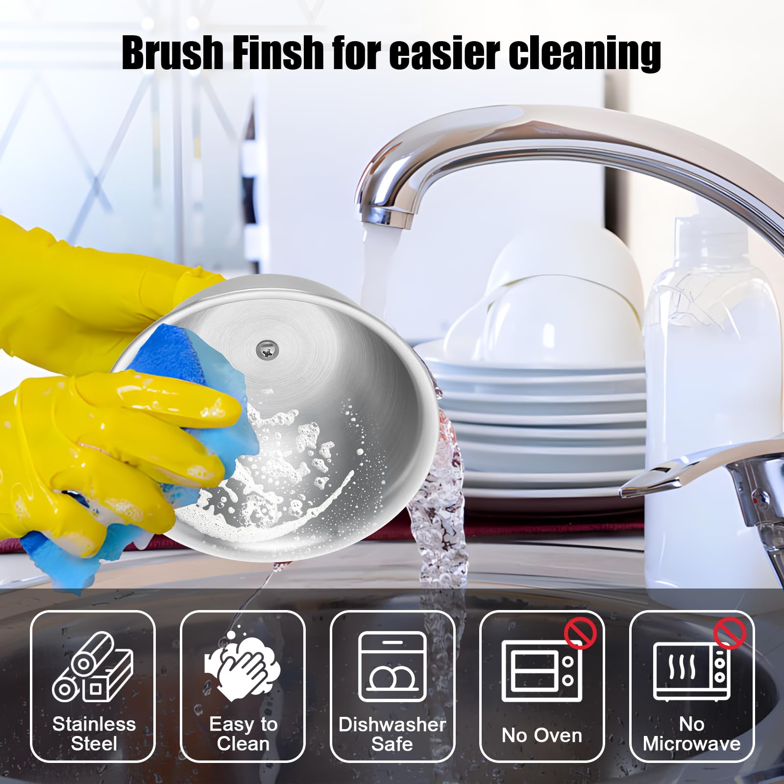 HaSteeL 6-inch dome with ergonomic handle ready for backyard cooking