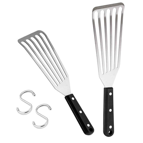 HaSteeL fish spatula 12.5-inch large blade for effortless turning.