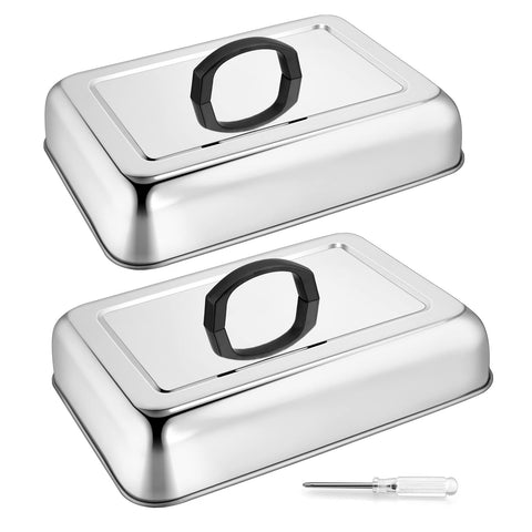 HaSteeL rectangular basting cover lid enabling sturdy, daily cooking.