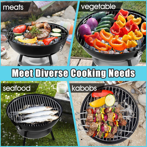 HaSteeL securely welded joints keep the rack intact during grilling.