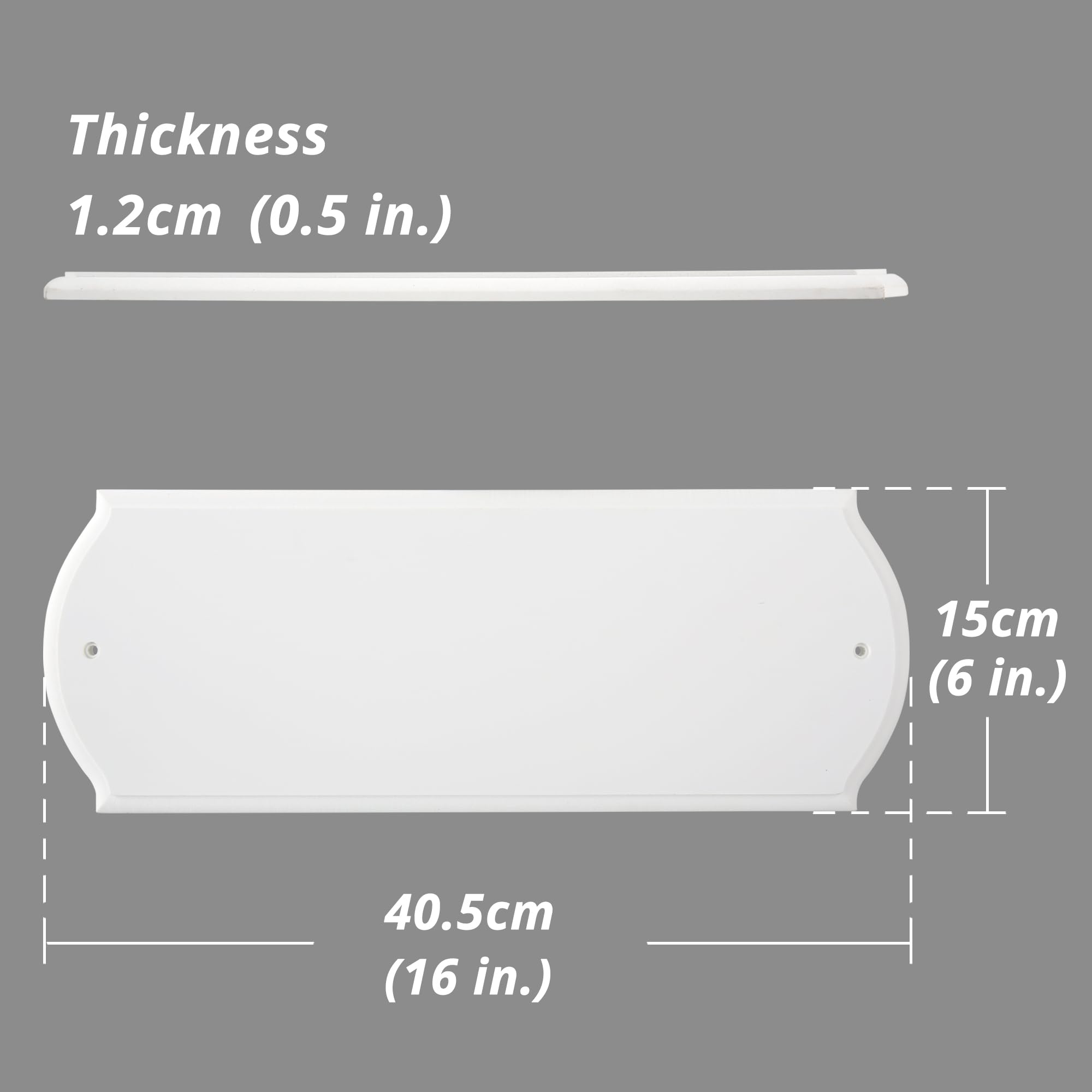 HASWARE address plaque outdoor mounting shows weather-resistant PVC for durable exterior display.