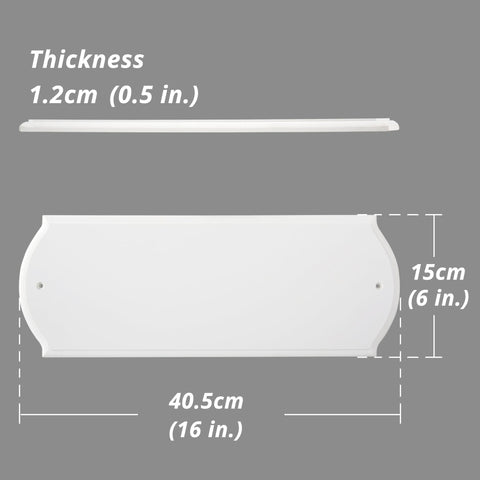 HASWARE address plaque outdoor mounting shows weather-resistant PVC for durable exterior display.