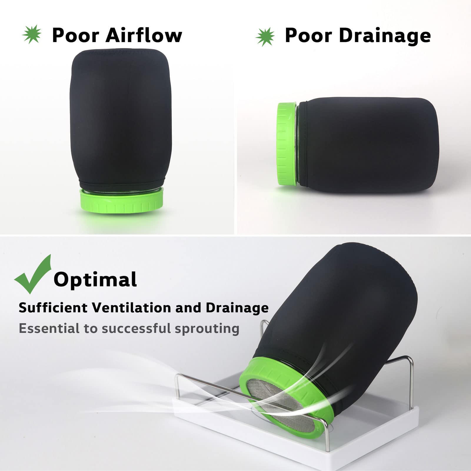 Haswe blackout sleeves for light control during sprouting