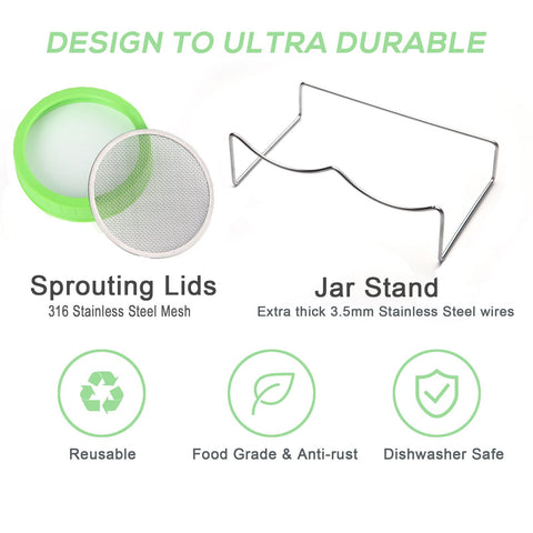Haswe sprouter tray and stand for stable growing