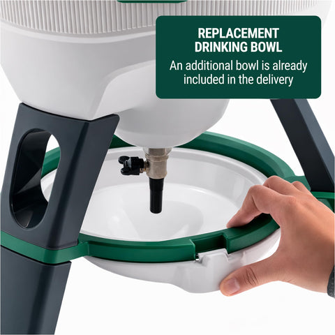 Hatching Time three-leg design provides stable operation on uneven ground