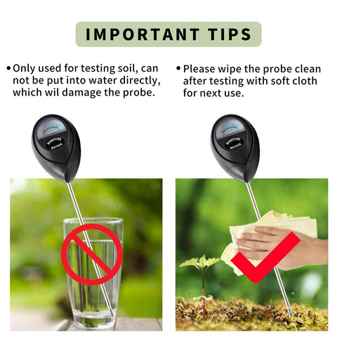Hathdia durable meter saves nails by testing soil without digging.
