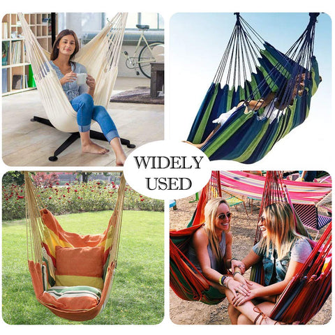 Hatisan hammock chair supports up to 300 lbs safely.