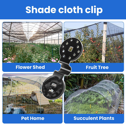 HATJICB mesh-fabric clip suited for shade cloths and nets