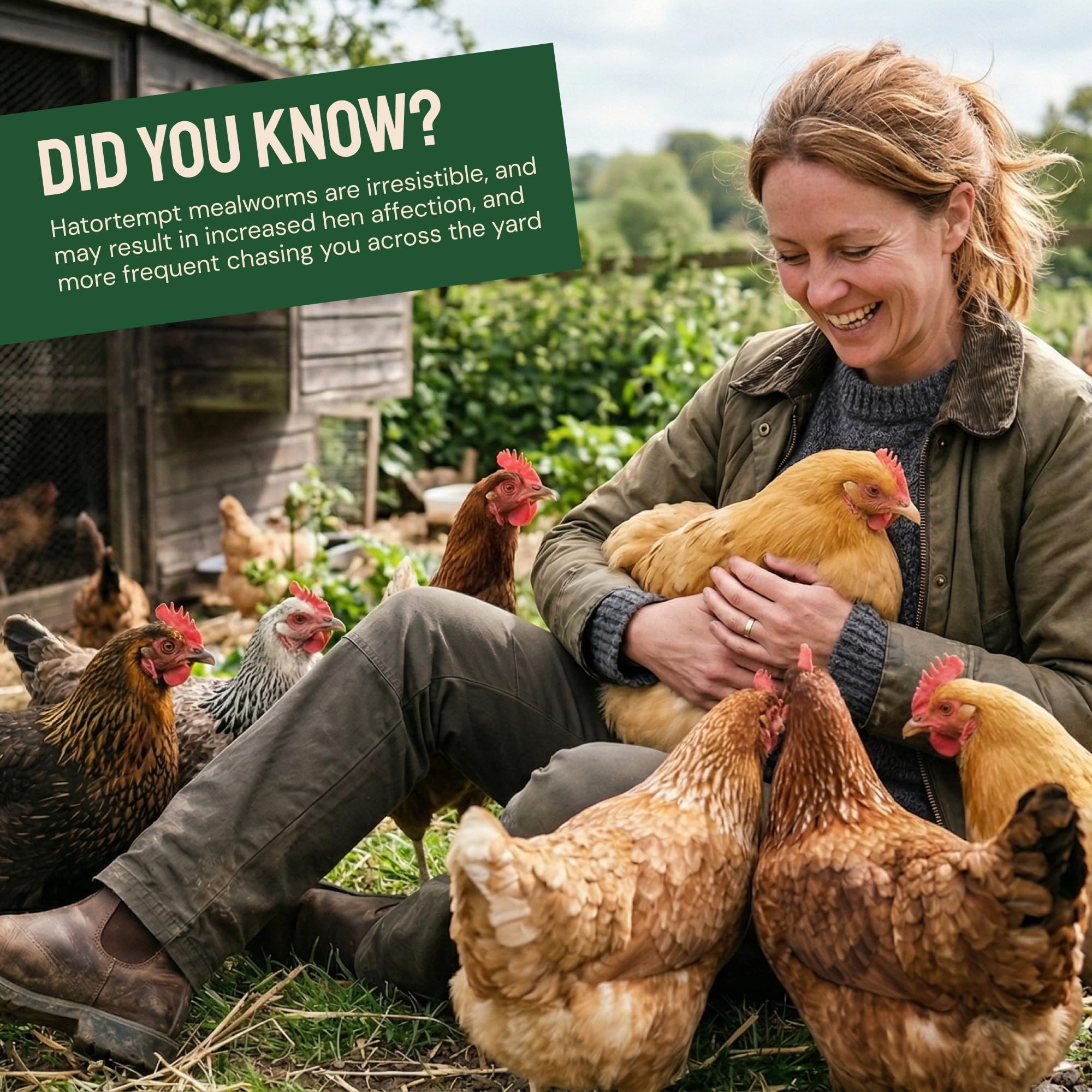 Hatortempt mealworms moisture 5.2 percent label for freshness.