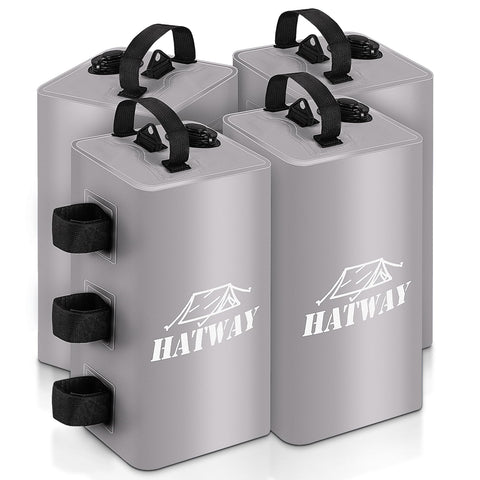 Hatway canopy water weight bag stabilizes a pop-up canopy with 88 lbs total weight.