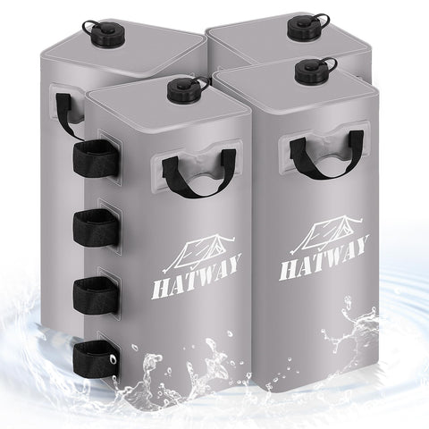 Hatway weighted canopy setup provides steadier shelter during gusts