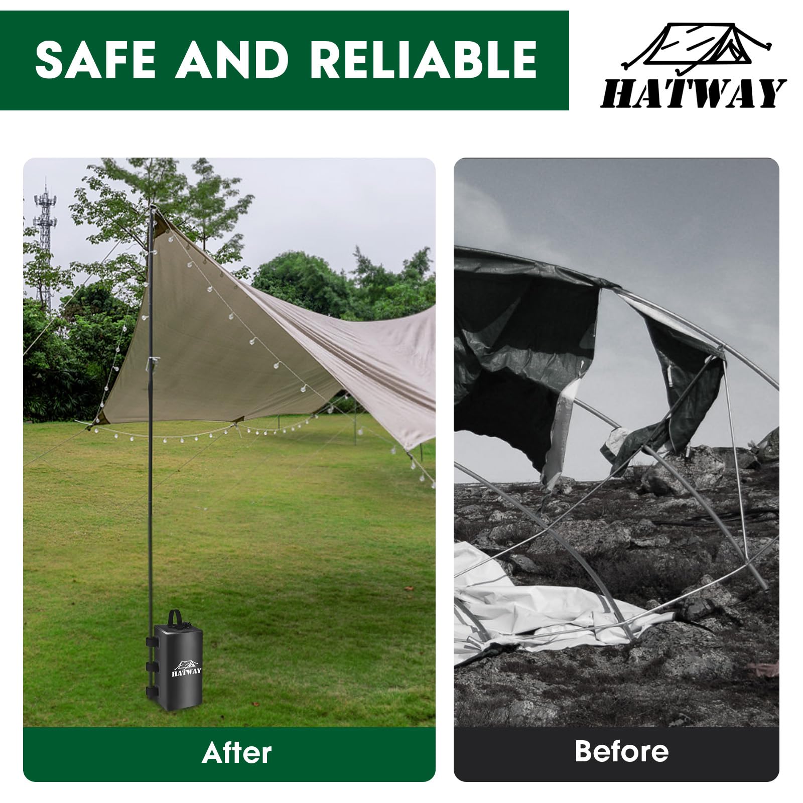 Hatway weight bags measure 8.5 by 15 inches for versatile fit