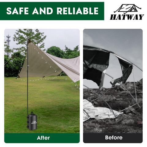 Hatway weight bags measure 8.5 by 15 inches for versatile fit