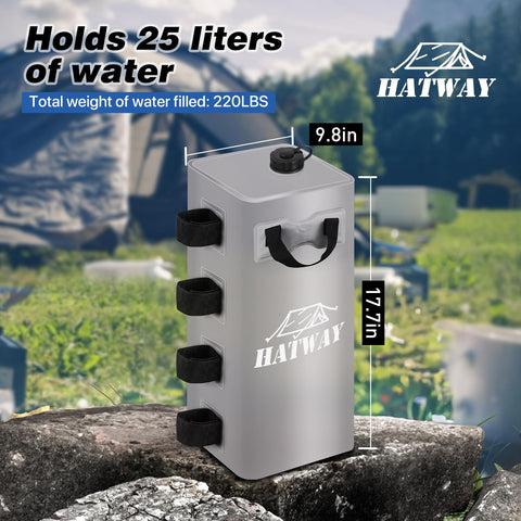 Hatway 500D PVC water bag resists tearing for durable outdoor use