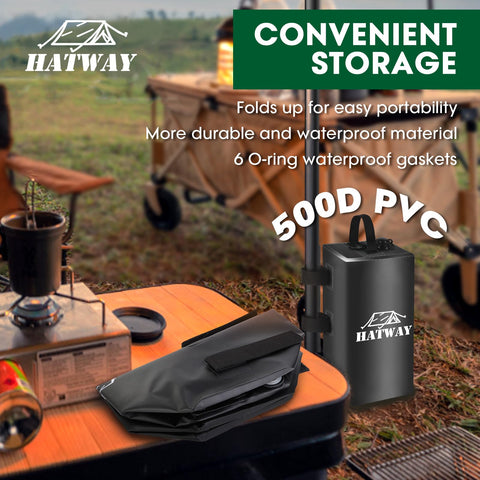 Hatway square design water bags provide stronger stability and handling
