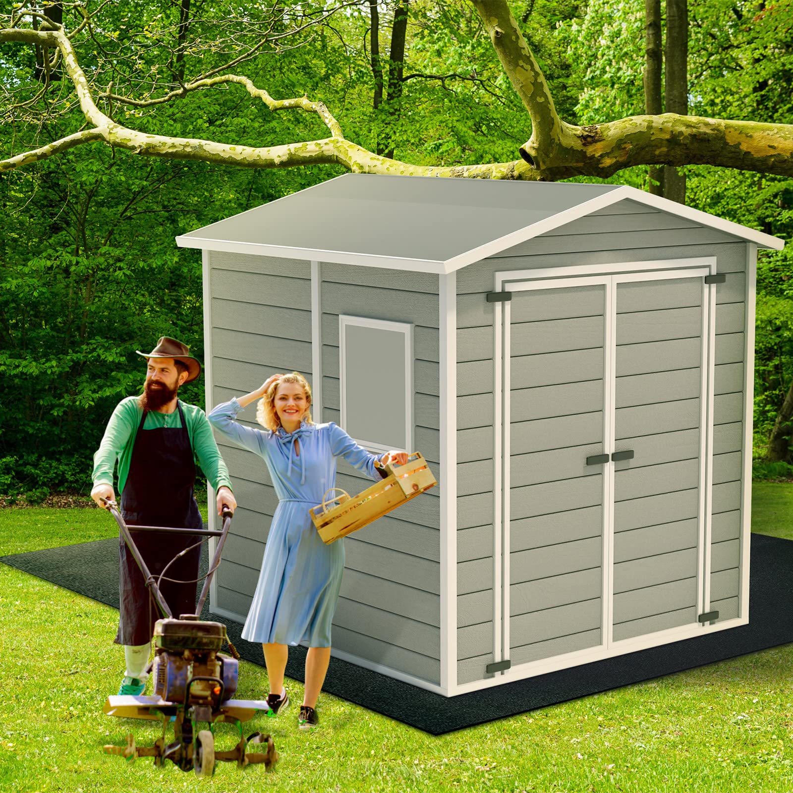 Haull durable floor mat simplifies cleanup after outdoor projects