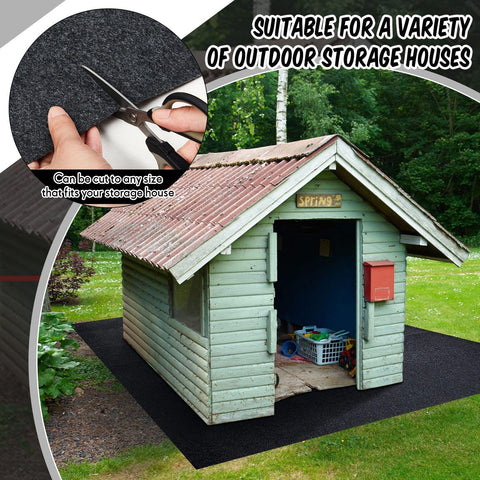 Haull water resistant floor mat blocks moisture from seeping through