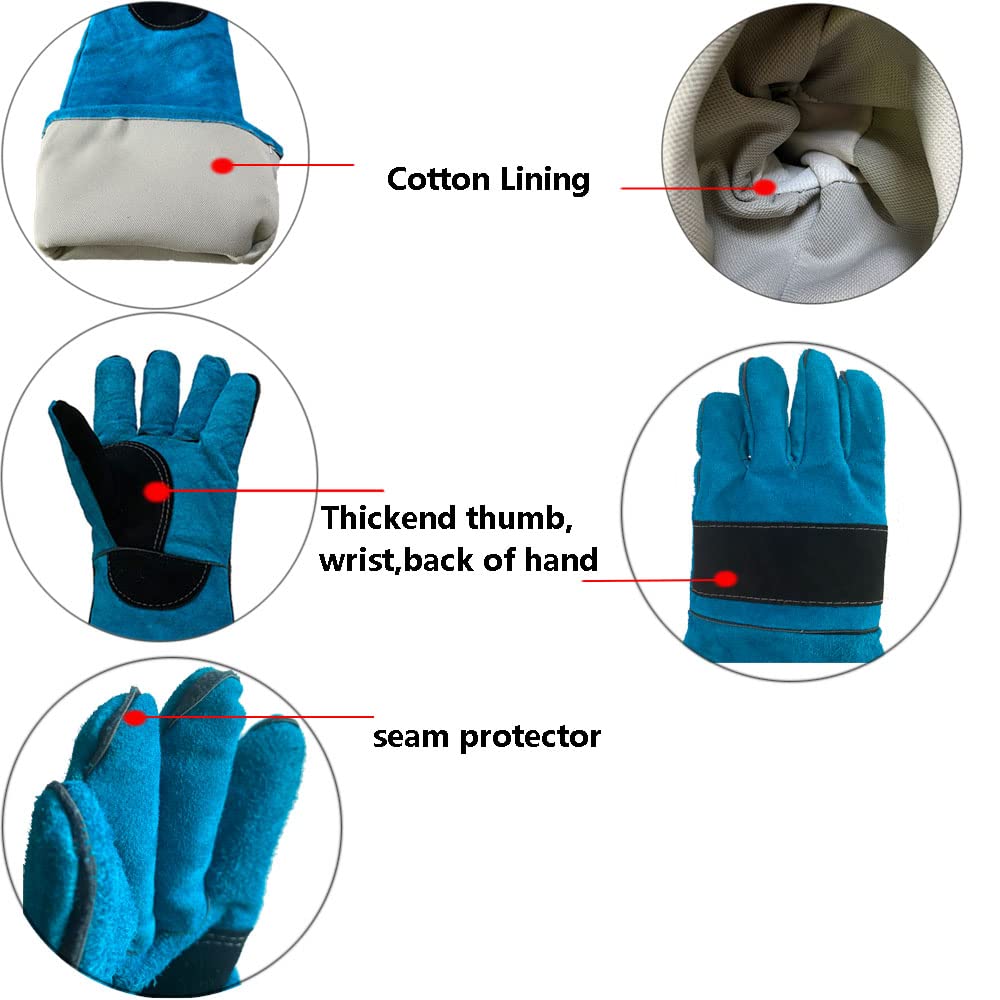 Haulonda Bite-Proof Gloves elbow-back coverage provides extended protection