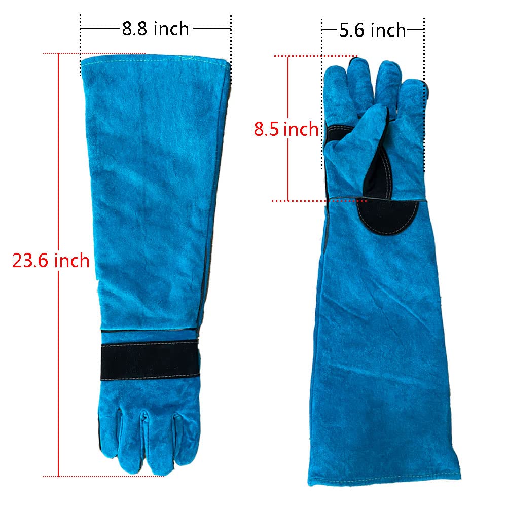 Haulonda Bite-Proof Gloves palm detail highlighting reinforced Kevlar protection