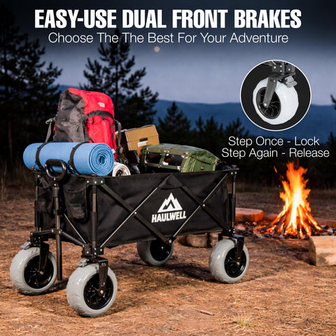 Haulwell 36x19 basket holds 220 pounds for gear, groceries, or kids' supplies.