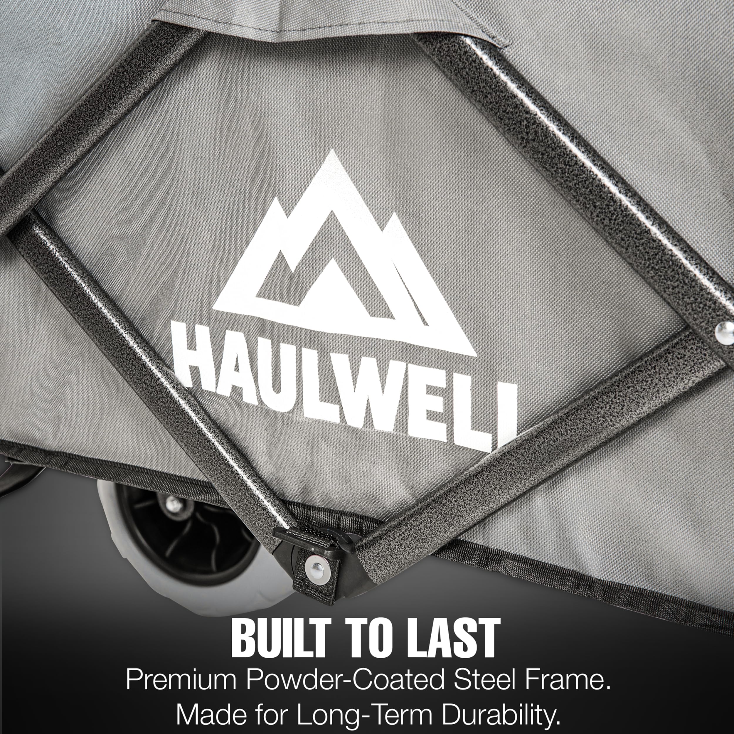 HAULWELL wagon is ideal for beach, camping, and outdoor trips.