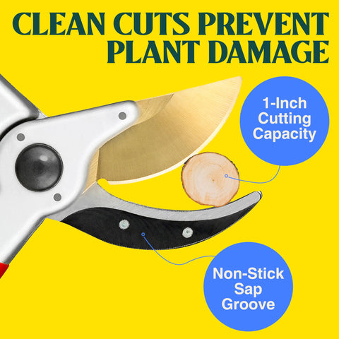 Haus & Garten ClassicPRO in-use cutting action in a garden
