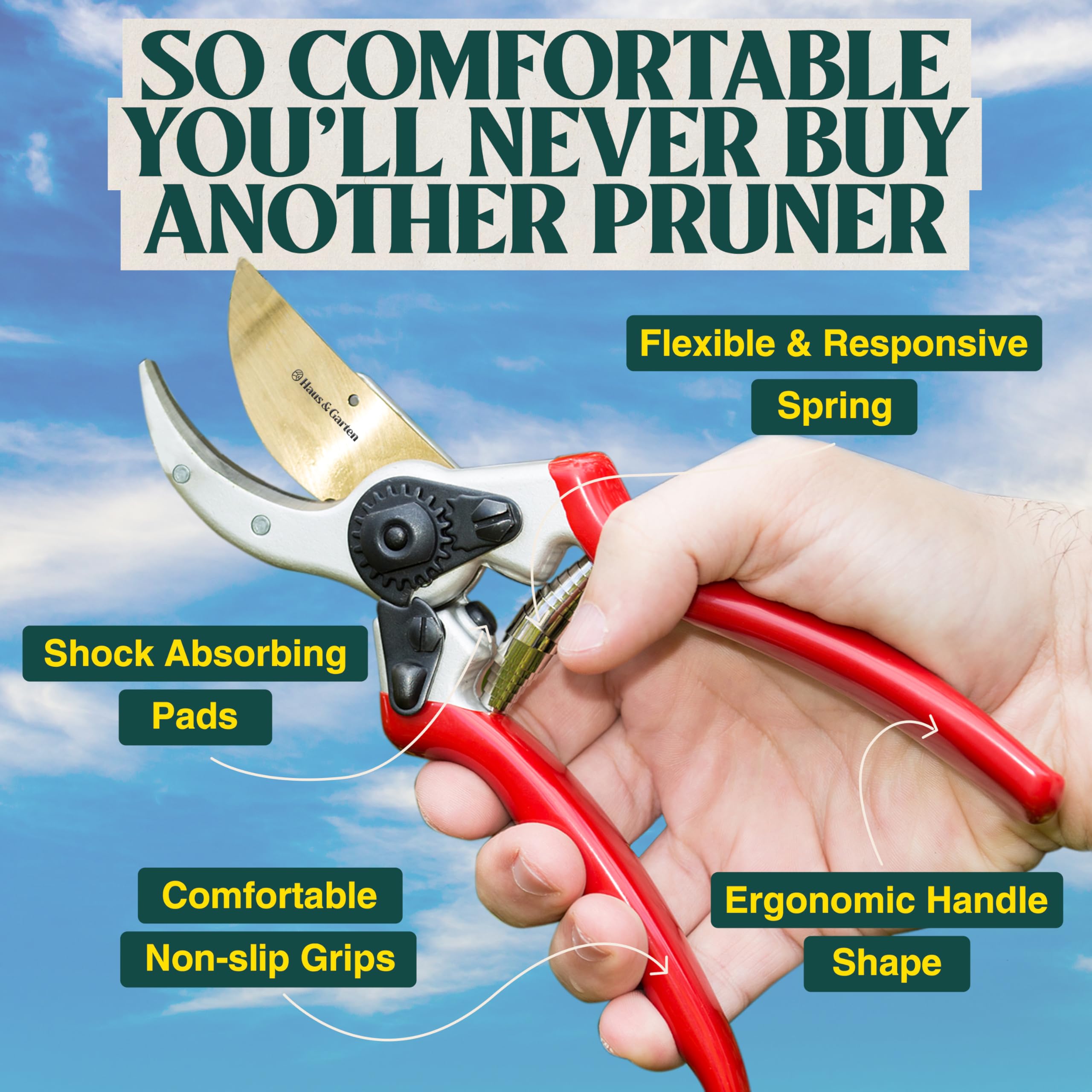 Haus & Garten ClassicPRO compact design for easy tool storage