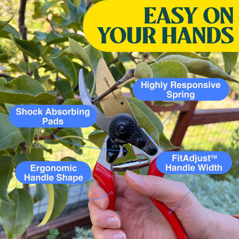 Haus & Garten EnduroPRO pruner clean cuts with titanium coated blade