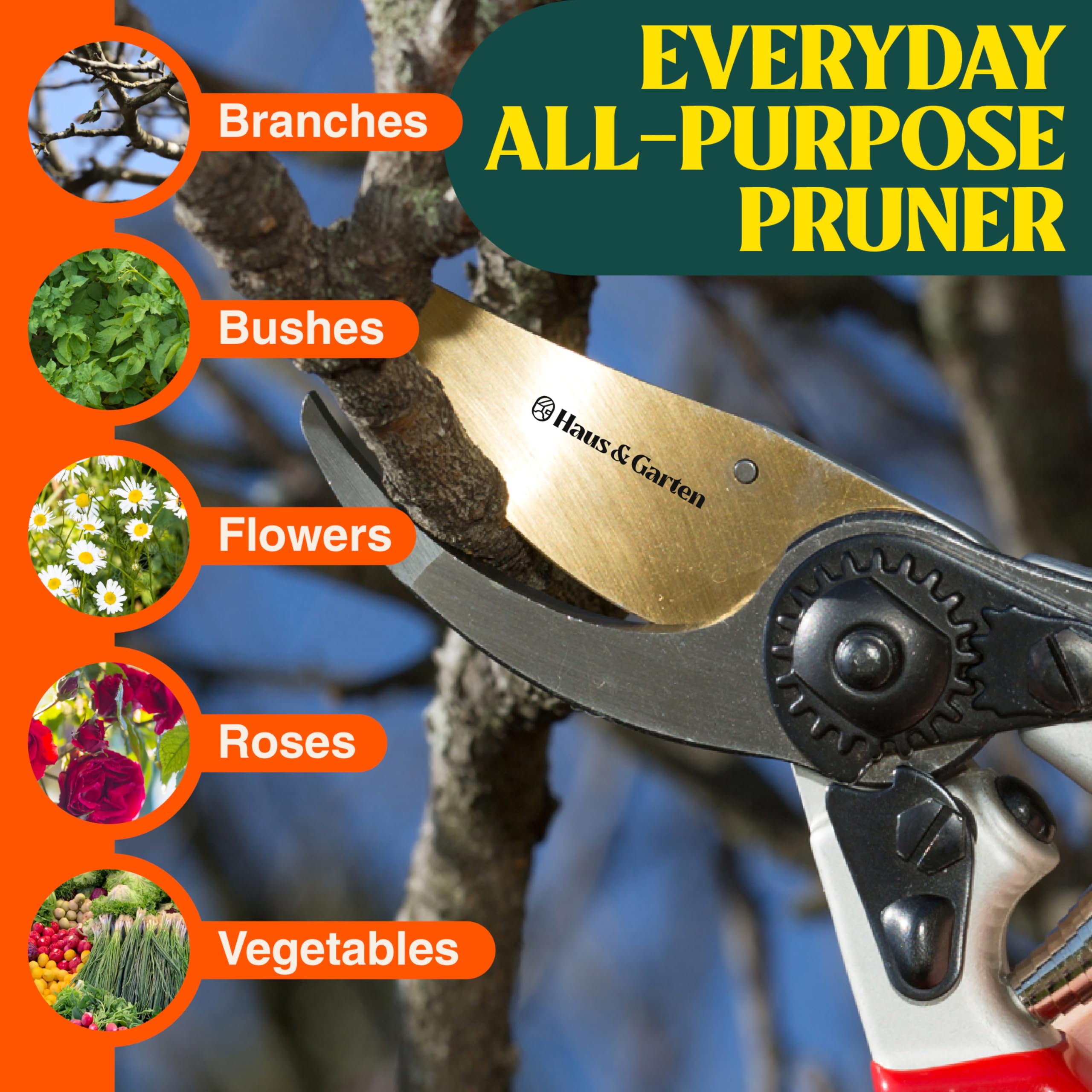 Haus & Garten EnduroPRO pruner hedge trimming for neat borders
