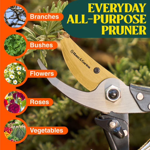 Haus & Garten ForgedPRO professional-grade pruner trusted by serious gardeners