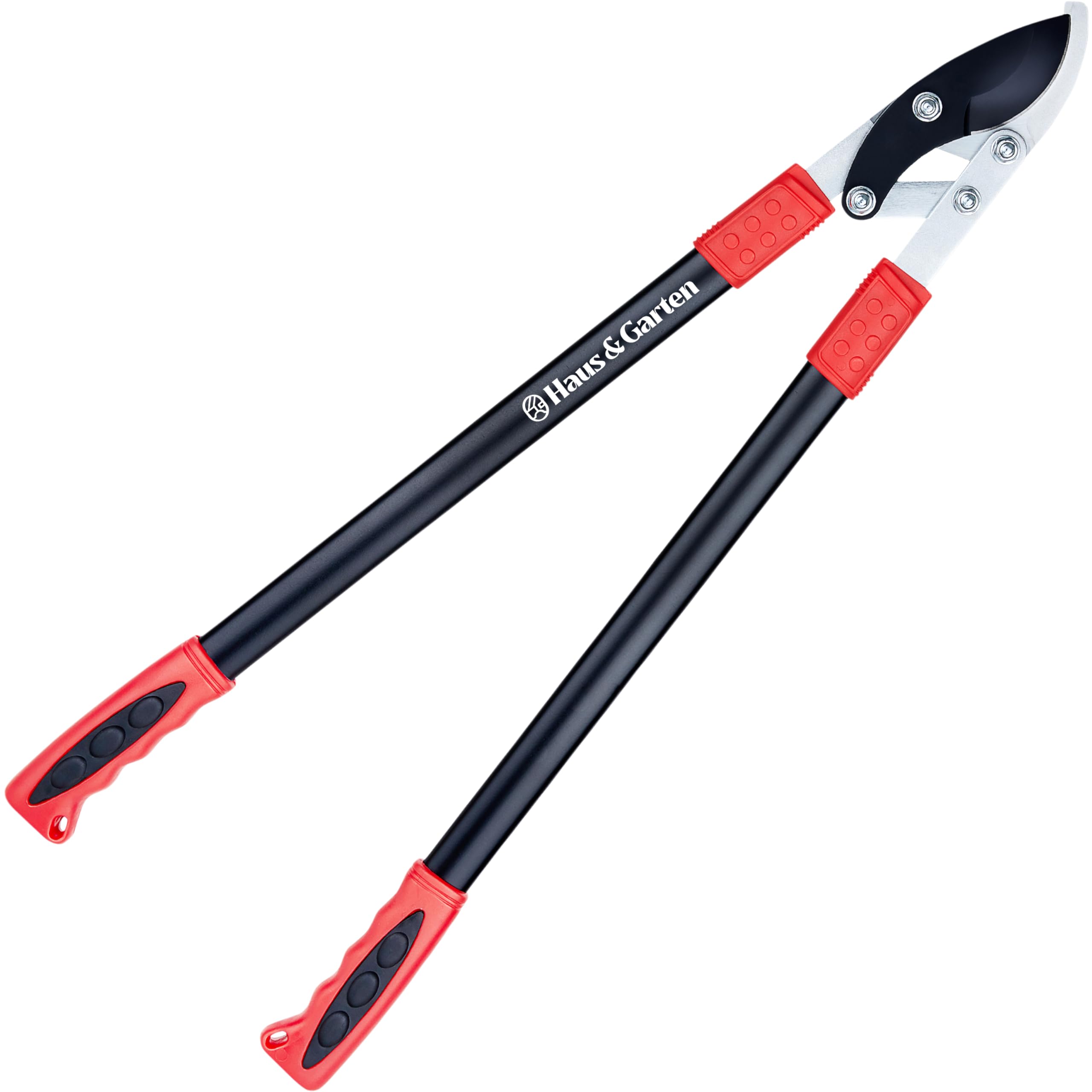 Haus & Garten PowerPRO loppers blade closeup for sharp, clean cuts.