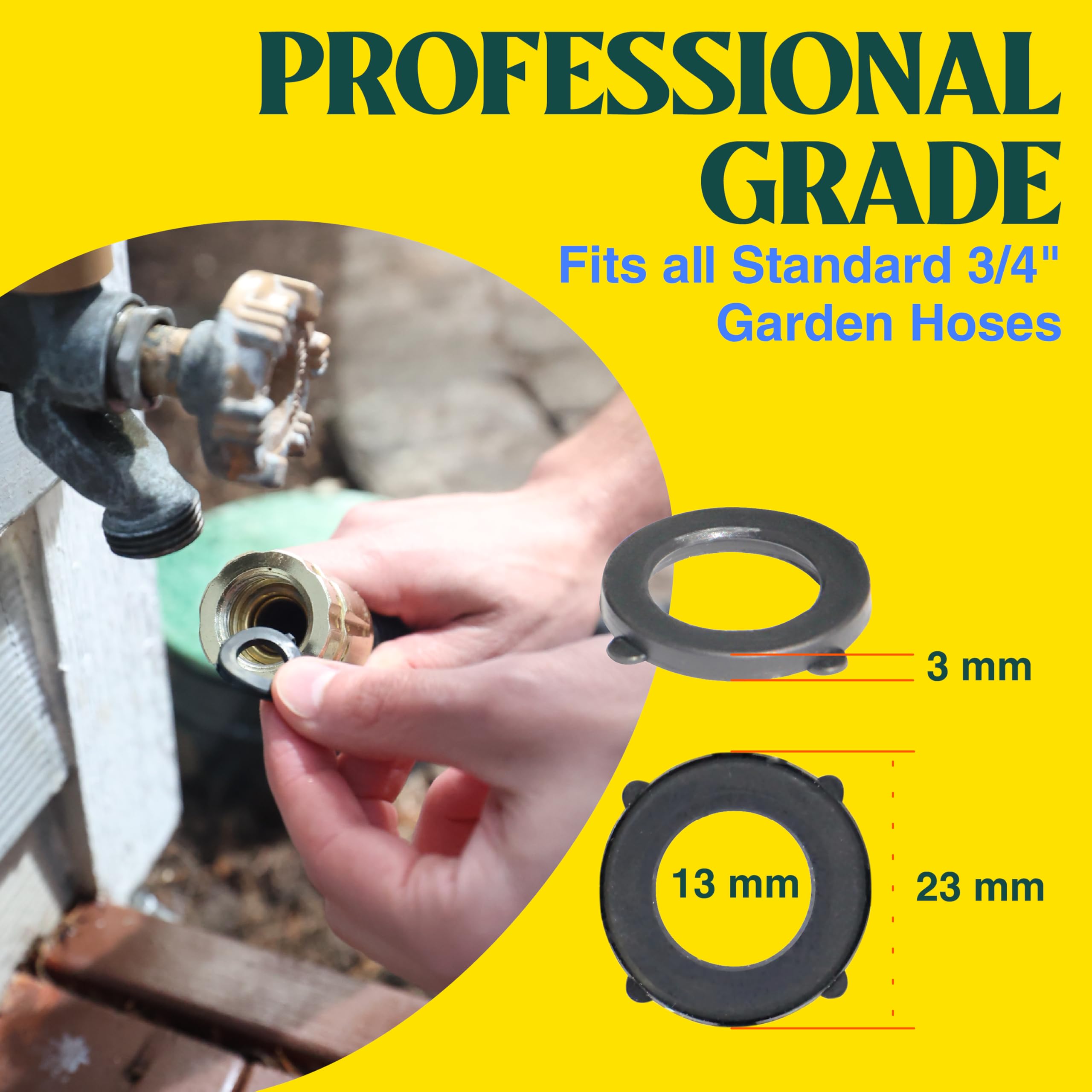 Haus & Garten standard 3/4 inch hose connector fit is universal