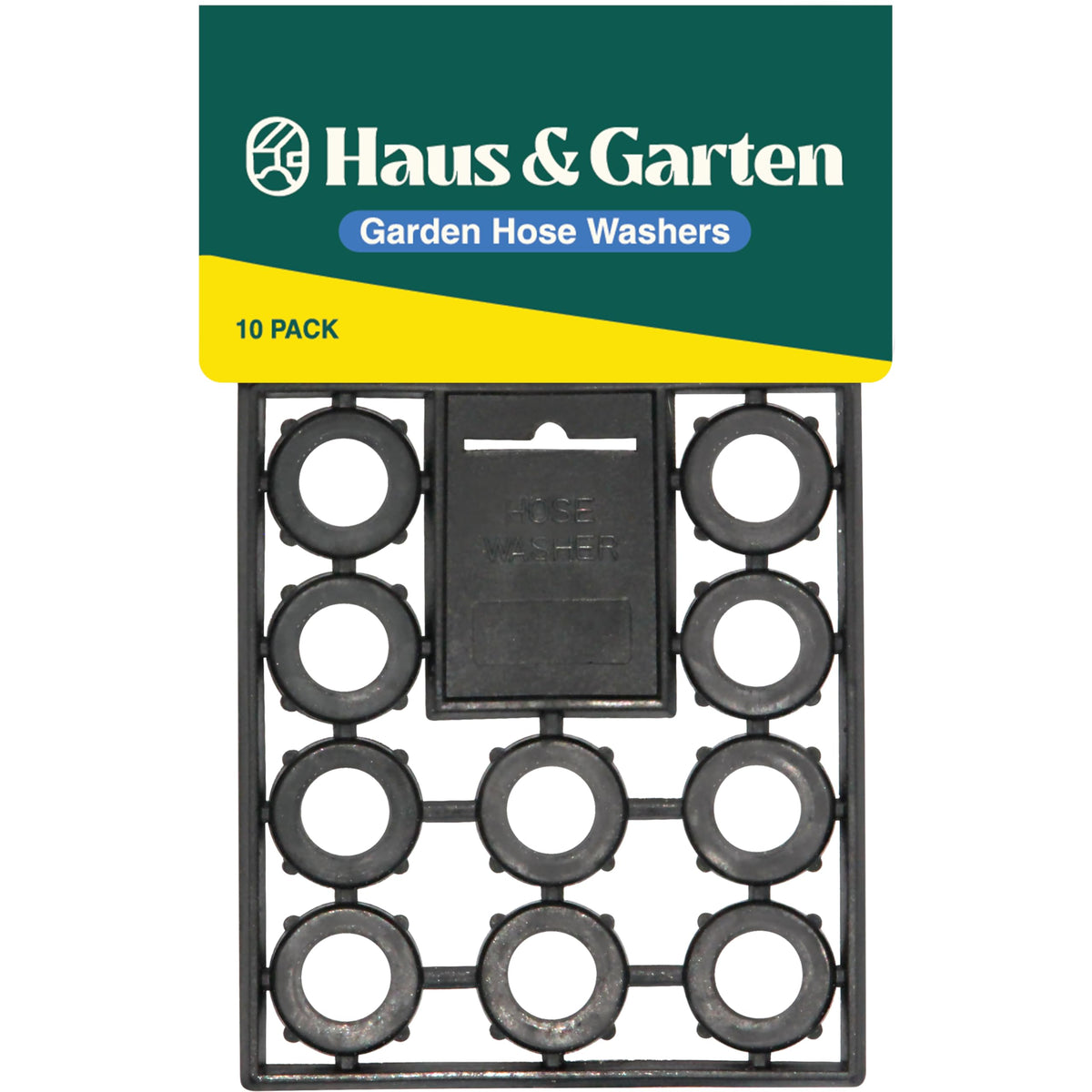 Haus & Garten washers 10-pack in tear-off sheet for easy replacement