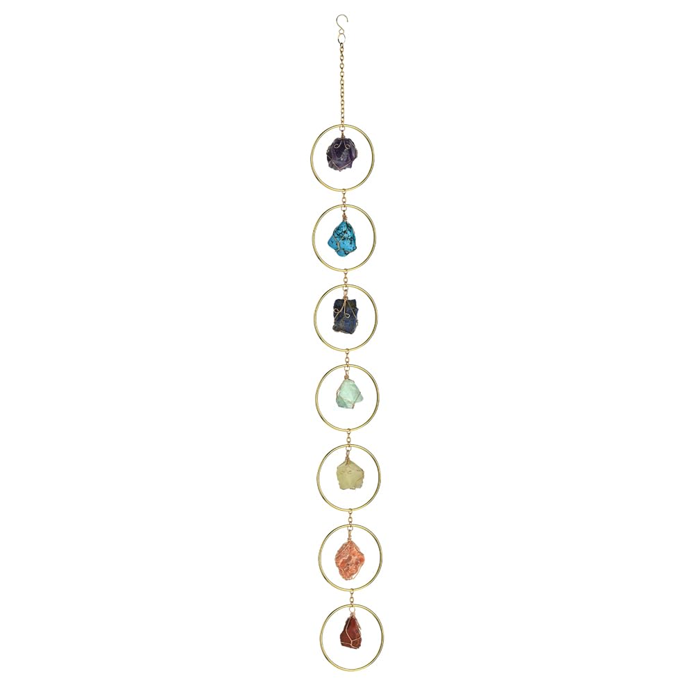 HausArtX Healing Crystal Energy Wind Chime with amethyst enhances color and mood in your space.