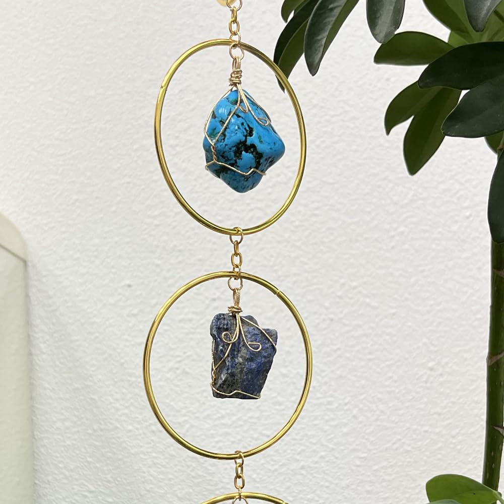 Citrine wind chime from HausArtX sparks sunny vibes for daily inspiration in any room.
