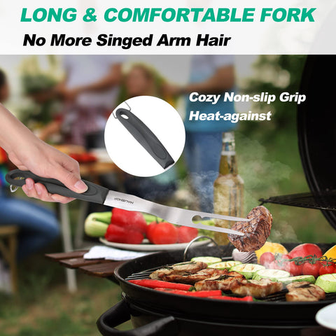 HAUSHOF lockable tongs displayed for compact storage.