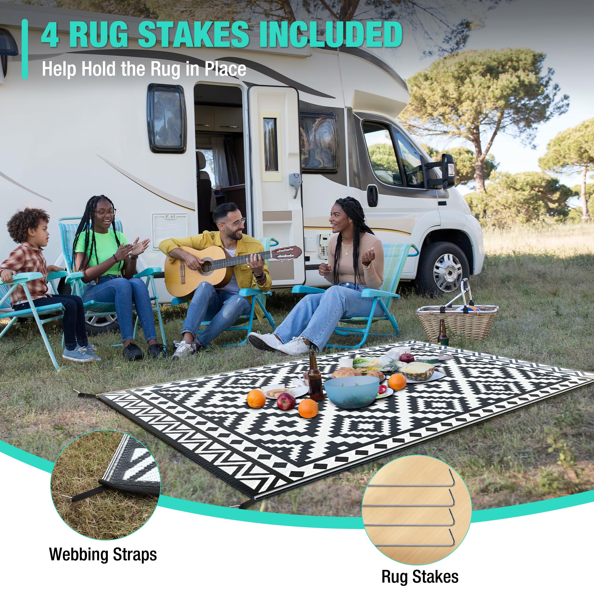 HAUSHOF outdoor rug UV resistance preserves color in sunlight
